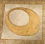 Декор (30.5x30.5) Klimt3 Fondo Trav Chiaro-Decoro Oro - Emotions з колекції Emotions Petra Antiqua