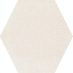 Плитка (25x25) Bianco Semilev esagono - Pastine