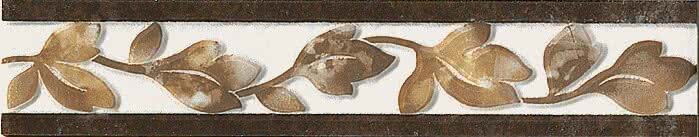 Бордюр (5.7x30) 6303 Foglie Lustro Listello - Marmi Bi-Tech з колекції Marmi Bi-Tech Kronos