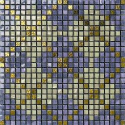 Мозаїка (28.6x28.6) 100012 Decorocachemereprugna/Verdemuschio/Oro 1x1 - Musiva