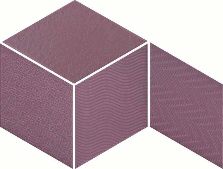 Плитка (14x24) 21313 Rhombus Violet - Rhombus з колекції Rhombus Equipe
