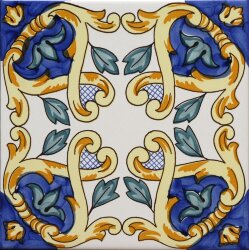 Декор (20x20) Appia Mediterranea - Ceramica Artistica Vietrese