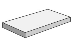 L-елемент (30.2x60.4) CN1GADR Elemento angolare ad L DX - Concrete