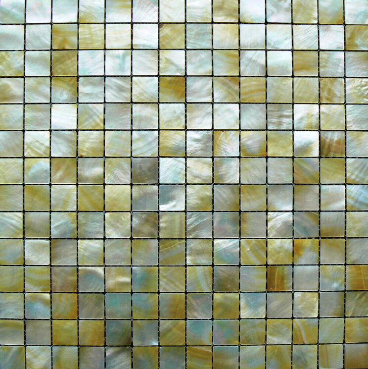 Мозаїка (30.4x30.4) Ocean Square Gold Lip - Ocean з колекції Ocean Studio Vega