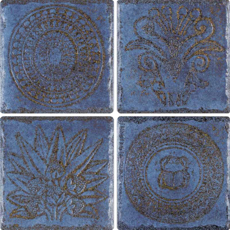 Декор (20x20) 0ZHA3 Br1-4O.blue Decoro Br - Kyrah з колекції Kyrah Cerdomus