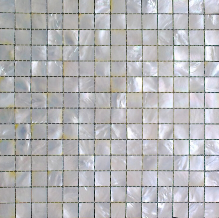 Мозаїка (30.4x30.4) Ocean Square White Lip - Ocean з колекції Ocean Studio Vega