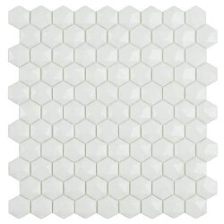 Мозаїка 31,5x31,5 Matt White Hex 910 D