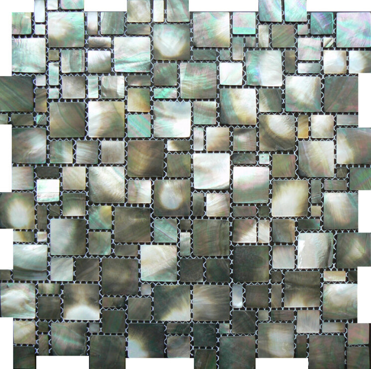 Мозаїка (30.5x30.5) Ocean Multisize Black Lip - Ocean з колекції Ocean Studio Vega
