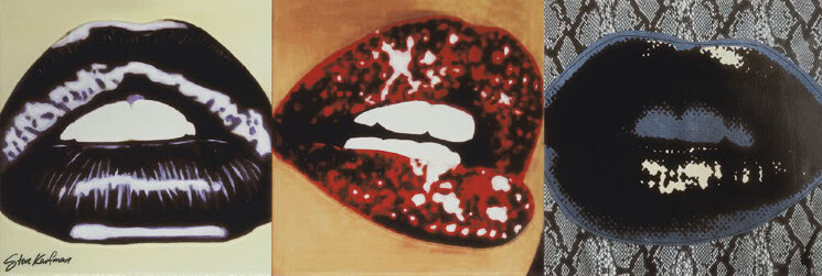 Декор (31.9x96) 24179- Icons Lips Soggetto A,3 - Steve Kaufman з колекції Steve Kaufman Settecento