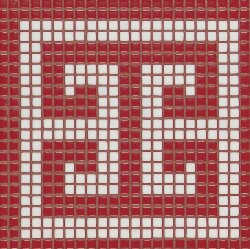 Мозаїка Key White Red 29.3x29.3 Decori Opus Romano Bisazza