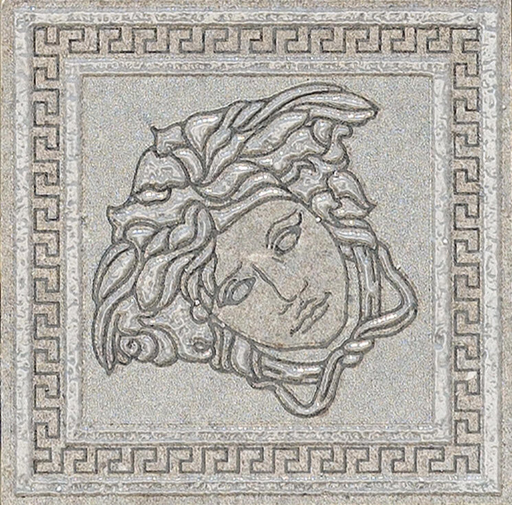 Декор (12.5x12.5) 02611600 Tozzetto Bianco - Greek з колекції Greek Versace