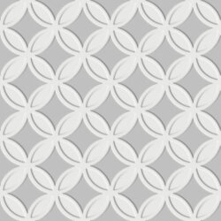 Плитка (20x20) 7VFBGE6 Etoile Blanck-Gris - Deco Dantan