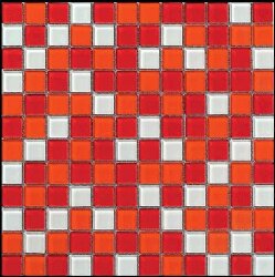 Мозаїка (29.8x29.8) 185846 Malla Cristal Rojo Brillo - Dekostock Vitra