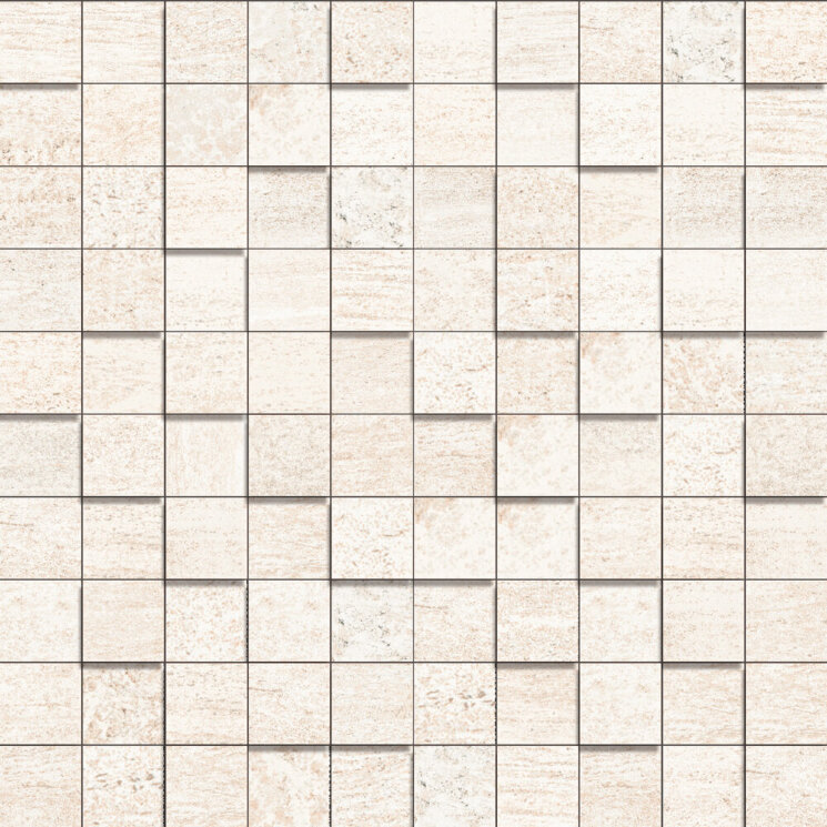 Мозаїка (30x30) PGZDI3M Mos Sbalzo White Rtt4* - Discover з колекції Discover Panaria