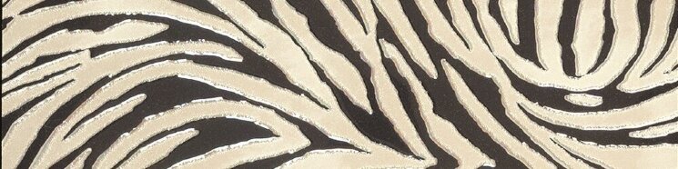 Бордюр (10x40) Til 144 F. Do Bianco Tigre - Zoo Design з колекції Zoo Design Horus Art