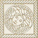Декор (11.5x11.5) 2403010 Toz. Medusa Bianco Sab - Marble з колекції Marble Versace