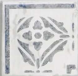 L-елемент (10x10) 020I400 Ang. Delft Blu Fondo Bianco - Cafe Del Mar L-елемент (10x10) 020I400 Ang. Delft Blu Fondo Bianco - Cafe Del Mar