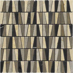 Мозаїка (30x30) 608103 Mod. Kefren Crema L./Grigio O./Nero/Grigio F. - Altagamma Мозаїка (30x30) 608103 Mod. Kefren Crema L./Grigio O./Nero/Grigio F. - Altagamma