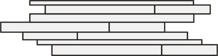 Мозаїка 30x60 Code Strips Anthracite Rtt - Code - CDS5 з колекції Code Keope Мозаїка 30x60 Code Strips Anthracite Rtt - Code - CDS5 з колекції Code Keope