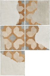 Декор (20x20) AG201W Worn Shaded White - Argillae Декор (20x20) AG201W Worn Shaded White - Argillae