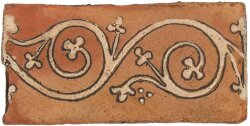 Декор (10x20) GS-11-AW-TR-WX Medieval Scroll Antique White Glaze - Pedralbes