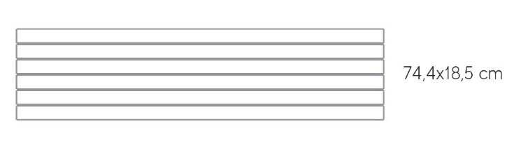Декор Exence Almond Tatami 18,5x75 AOUS з колекції Exence Atlas Concorde Декор Exence Almond Tatami 18,5x75 AOUS з колекції Exence Atlas Concorde
