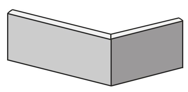 L-елемент (Diameter:7.4) BKN012 Terre Dumbria - Brickone з колекції Brickone Dado