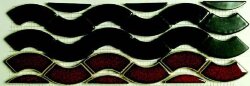 Мозаїка (Diameter:1) Mosaico Geo N01C (ebano/titanio/rubino) - Decors