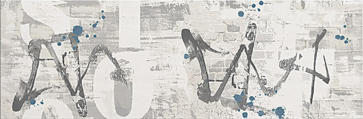 Декор (20x60) MESI Metropolitan Silver Decoro - Porcellana з колекції Porcellana Brennero Декор (20x60) MESI Metropolitan Silver Decoro - Porcellana з колекції Porcellana Brennero