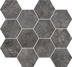 Мозаїка 32,8x35 Esagona T12 Cross Cut Black - Italian Icon - 163885 Мозаїка 32,8x35 Esagona T12 Cross Cut Black - Italian Icon - 163885