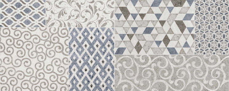 Плитка 20x50 Stream White Decoro Match - Stream - M0XX з колекції Stream Marazzi Плитка 20x50 Stream White Decoro Match - Stream - M0XX з колекції Stream Marazzi