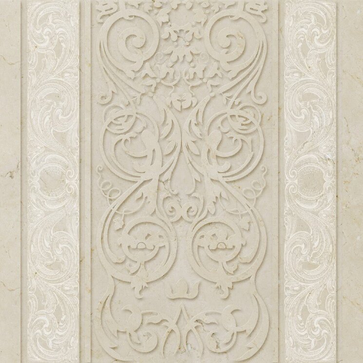Декор (60x60) Kaleidos Crema Marfil - KREOO Bas-relief з колекції KREOO Bas-relief Decor Marmi