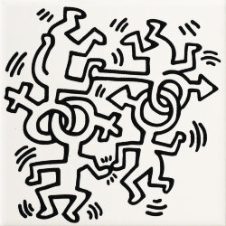 Декор (20x20) GFKHD02 - Game Of Fifteen: Keith Haring