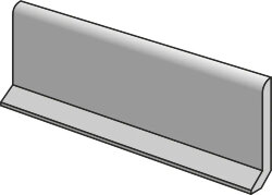 Плінтус mist skirting matt - 5x30 Azure Stick Плінтус mist skirting matt - 5x30 Azure Stick