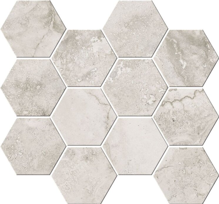 Мозаїка 32,8x35 Esagona T12 Cross Cut Greige - Italian Icon - 163825 з колекції Italian Icon Ricchetti Мозаїка 32,8x35 Esagona T12 Cross Cut Greige - Italian Icon - 163825 з колекції Italian Icon Ricchetti
