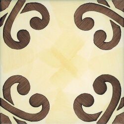 Декор (20x20) Decoro Cristiana SM249su Fondo Giallo Arancio - Levia Декор (20x20) Decoro Cristiana SM249su Fondo Giallo Arancio - Levia