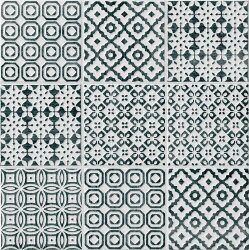 Декор (10x10) 10673 Deco nero - Batik