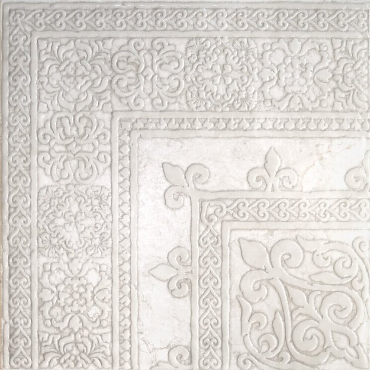Декор (60x60) Roseton Gotico White - Papiro з колекції Papiro Absolut Keramika