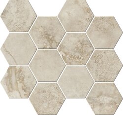 Мозаїка 32,8x35 Esagona T12 Crosse Cut Beige - Italian Icon - 163795 Мозаїка 32,8x35 Esagona T12 Crosse Cut Beige - Italian Icon - 163795