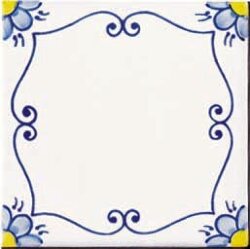 Декор (10x10) Ludovica Azzurro10 IDecori - Ceramica Artistica Vietrese Декор (10x10) Ludovica Azzurro10 IDecori - Ceramica Artistica Vietrese