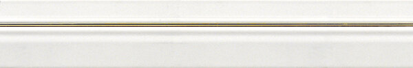 Бордюр (5x30) OET73W Cornice toro WHITE GOLD - Atelier Gold з колекції Atelier Gold Decoratori Bassanesi