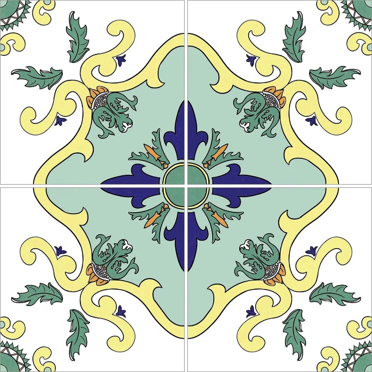 Плитка 34x34 S7121DECFA Colors Favignana Lucido Savoia Colors з колекції Colors Savoia Плитка 34x34 S7121DECFA Colors Favignana Lucido Savoia Colors з колекції Colors Savoia