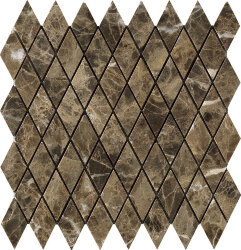Мозаїка (30x30) 608407 Mod. Rombi H7Dark Emperador - Altagamma Мозаїка (30x30) 608407 Mod. Rombi H7Dark Emperador - Altagamma