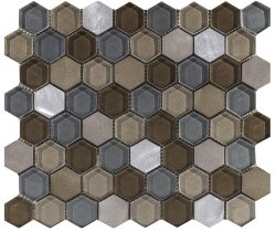 Мозаїка Fusion Hexagon Caramel Mix 29.5x29.5 Mosaics LAntic Colonial Мозаїка Fusion Hexagon Caramel Mix 29.5x29.5 Mosaics LAntic Colonial