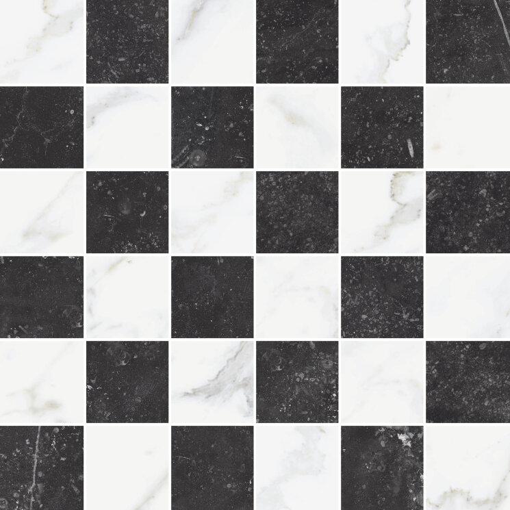 Мозаїка 4,8x4,8 Scacchiera Mos. - Belgica - N3P6 з колекції Belgica Astor Мозаїка 4,8x4,8 Scacchiera Mos. - Belgica - N3P6 з колекції Belgica Astor