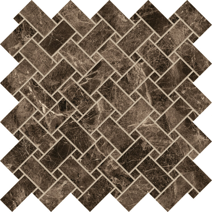 Мозаїка 29,64x29,64 Eexr T305 M6 Y Intrecci Frappuccino Pollock Lappato Lucido - Tele di Marmo з колекції Tele di Marmo Emilceramica Мозаїка 29,64x29,64 Eexr T305 M6 Y Intrecci Frappuccino Pollock Lappato Lucido - Tele di Marmo з колекції Tele di Marmo Emilceramica