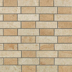 Мозаїка (30x30) ASOH Sunrock Jerusalem Ivory+Bourgogne Sand Mosaico Fabric - Sunrock