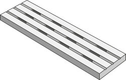 Решітка ALCHEMY REJ. DRAINAGE GRATE IRON - 15x50 Alchemy Решітка ALCHEMY REJ. DRAINAGE GRATE IRON - 15x50 Alchemy