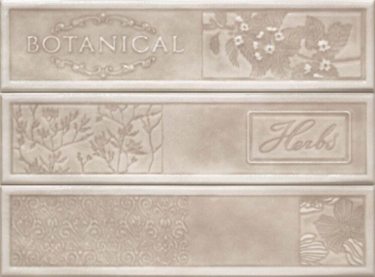 Декор (22.5x30) COMPOSICION BOTANICAL IVORY - Opal з колекції Opal Cifre Декор (22.5x30) COMPOSICION BOTANICAL IVORY - Opal з колекції Opal Cifre