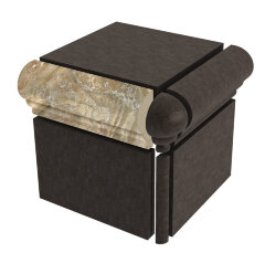 L-елемент (4x20) 58018 Walnut C.railc.rail Chair Rail - Dome L-елемент (4x20) 58018 Walnut C.railc.rail Chair Rail - Dome